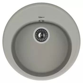 Кухонная мойка Florentina Лотос 51 серая матовая