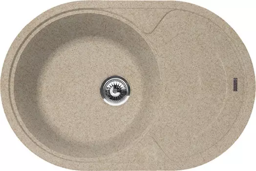 Мойка кухонная Florentina Родос 76х51 бежевый матовый