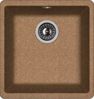 Мойка кухонная Florentina Вега 40х42 коричневый матовый