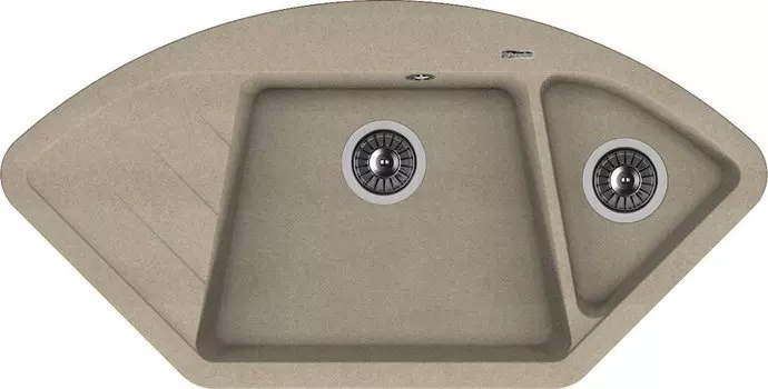 Кухонная мойка Florentina Веста 51х100.6 песочная матовая