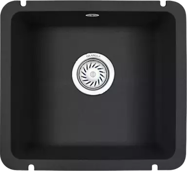 Мойка кухонная Granula 45.5х41.5 черный матовый