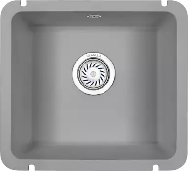 Мойка кухонная Granula 45.5х41.5 серый матовый