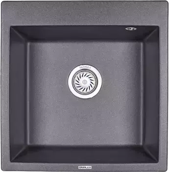 Мойка кухонная Granula 51х52 черный матовый