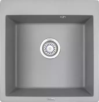 Мойка кухонная Granula 51х52 серый матовый