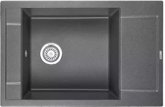 Мойка кухонная Granula 78х50 серый матовый