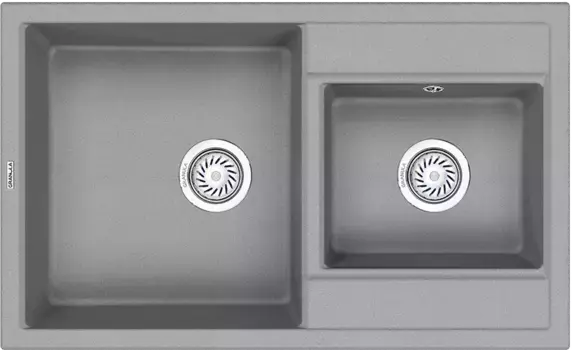 Мойка кухонная Granula 82х50 серый матовый
