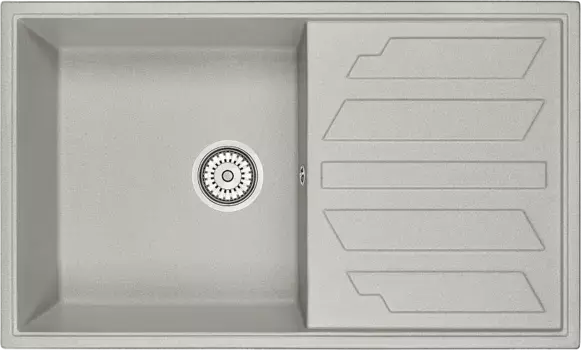 Мойка кухонная Granula 86х50 серый матовый