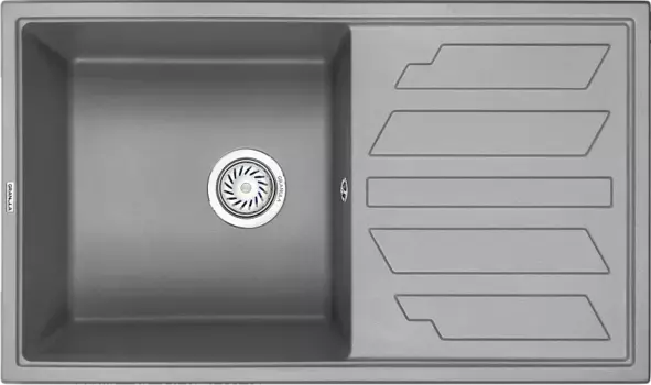 Мойка кухонная Granula 86х50 серый матовый