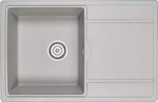 Мойка кухонная Granula 78х50 серый матовый