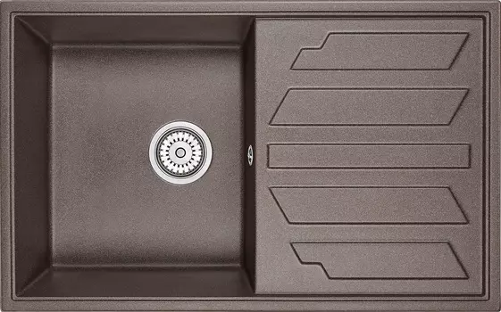 Мойка кухонная Granula GR-8002 эспрессо