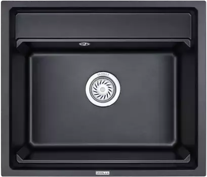 Мойка кухонная Granula Kitchen Space 60х51 черный матовый
