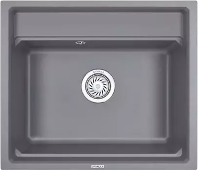 Мойка кухонная Granula Kitchen Space 60х51 серый матовый