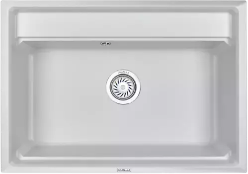 Мойка кухонная Granula Kitchen Space 73х51 белый матовый