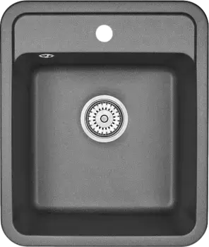 Мойка кухонная Granula Standart черный матовый