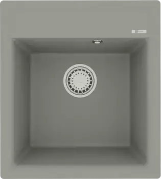 Мойка кухонная Lemark Hanka 45х50 серый матовый, грей