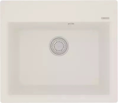 Мойка кухонная Lemark Hanka 57х50 белый матовый, жасмин