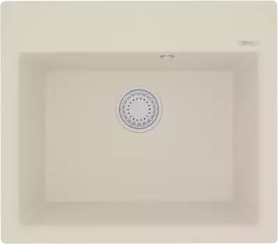 Мойка кухонная Lemark Hanka 57х50 бежевый матовый, шампань