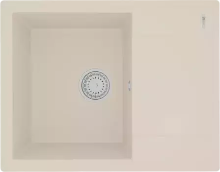 Мойка кухонная Lemark Imandra 64х50 бежевый матовый, шампань