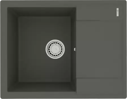 Мойка кухонная Lemark Imandra 64х50 серый матовый, серый шёлк