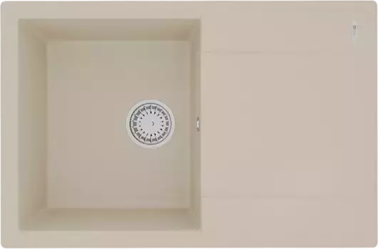 Мойка кухонная Lemark Imandra 76х50 бежевый матовый