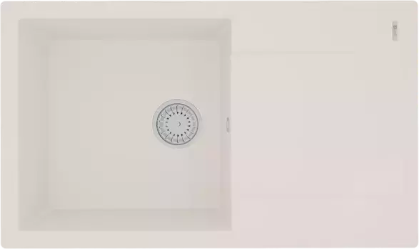 Мойка кухонная Lemark Imandra 84х50 белый матовый, жасмин