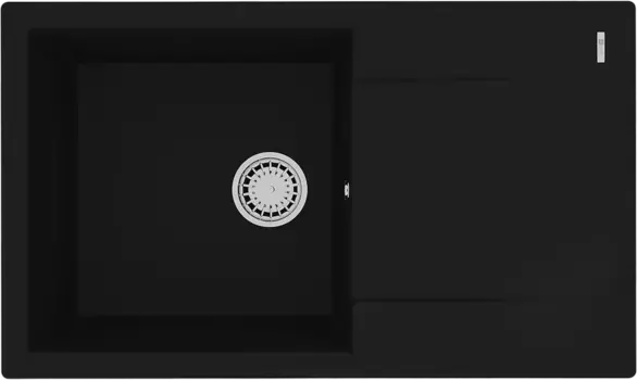 Мойка кухонная Lemark Imandra 84х50 черный матовый, антрацит