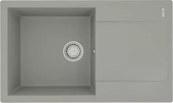Мойка кухонная Lemark Imandra 84х50 серый матовый, грей