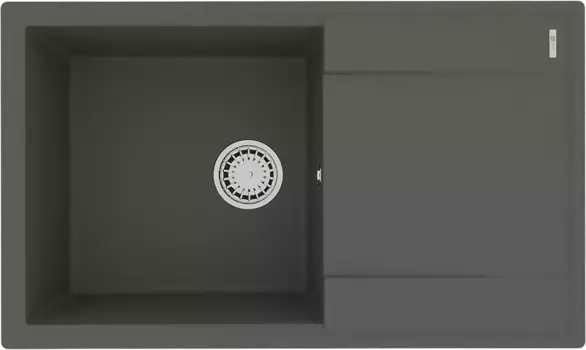 Мойка кухонная Lemark Imandra 84х50 серый матовый, серый шёлк