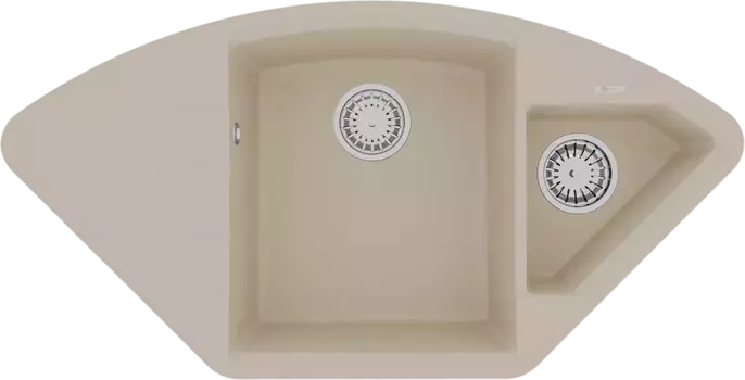 Мойка кухонная Lemark Irkana 98х50 бежевый матовый