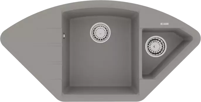 Мойка кухонная Lemark Irkana 98х50 серый матовый, грей