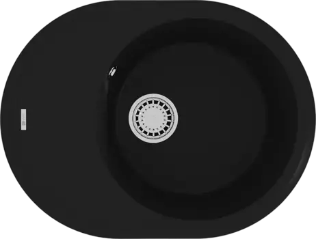 Мойка кухонная Lemark Lacha 62х47 черный матовый, антрацит