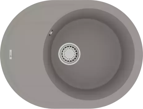 Мойка кухонная Lemark Lacha 62х47 серый матовый, грей