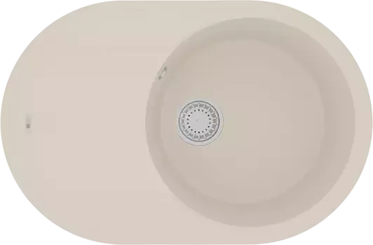 Мойка кухонная Lemark Lacha 76х50 бежевый матовый, шампань