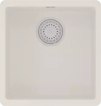 Мойка кухонная Lemark Sinara 40х42 белый матовый, жасмин