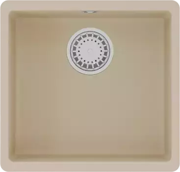 Мойка кухонная Lemark Sinara 44х42 бежевый матовый