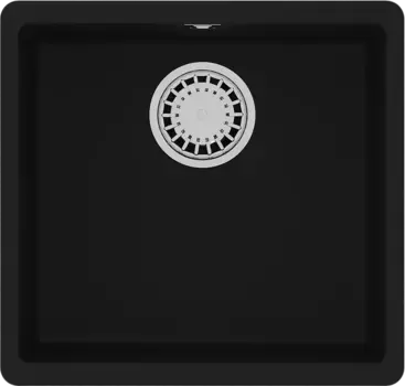 Мойка кухонная Lemark Sinara 44х42 черный матовый, антрацит