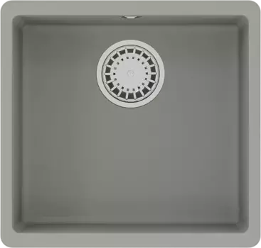 Мойка кухонная Lemark Sinara 44х42 серый матовый, грей