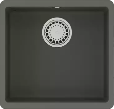Мойка кухонная Lemark Sinara 44х42 серый матовый, серый шёлк