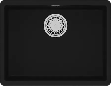 Мойка кухонная Lemark Sinara 54х42 черный матовый, антрацит