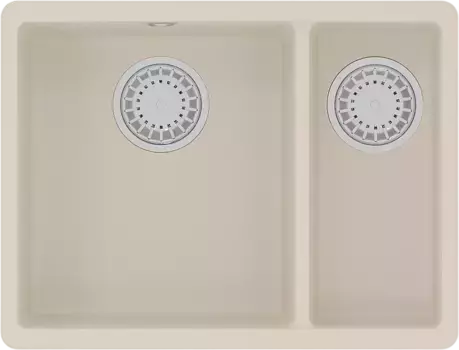 Мойка кухонная Lemark Sinara 55х42 бежевый матовый, шампань
