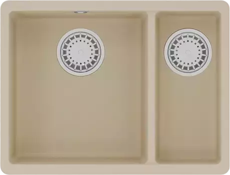 Мойка кухонная Lemark Sinara 55х42 бежевый матовый