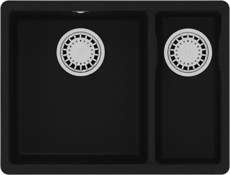 Мойка кухонная Lemark Sinara 55х42 черный матовый, антрацит