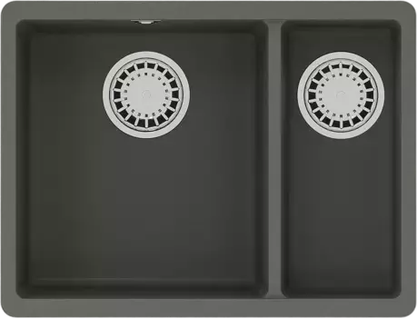 Мойка кухонная Lemark Sinara 55х42 серый матовый, серый шёлк
