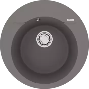 Мойка кухонная Lemark Sula 50х50 серый матовый, серый шёлк