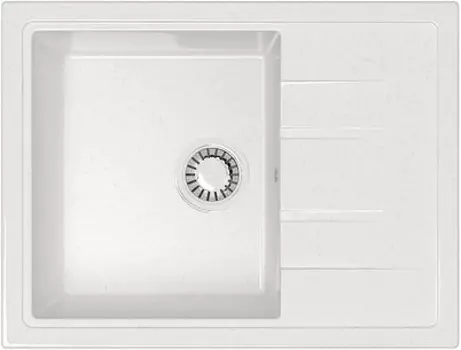 Мойка кухонная Marrbaxx Анастасия Z150Q001 белый лед