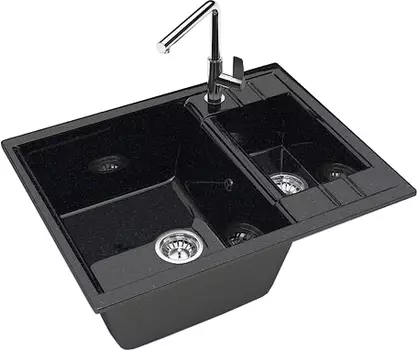 Мойка кухонная Marrbaxx Жаклин Z190Q004 черный