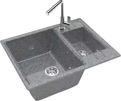 Мойка кухонная Marrbaxx Жаклин Z190Q008 темно-серый