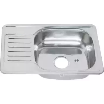 Мойка кухонная Melana 66х42 полированная сталь