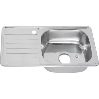 Мойка кухонная Melana 76х42 полированная сталь