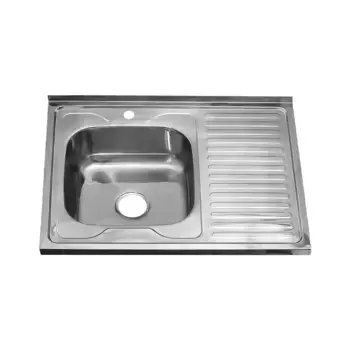 Мойка кухонная Melana 80х60 L полированная сталь